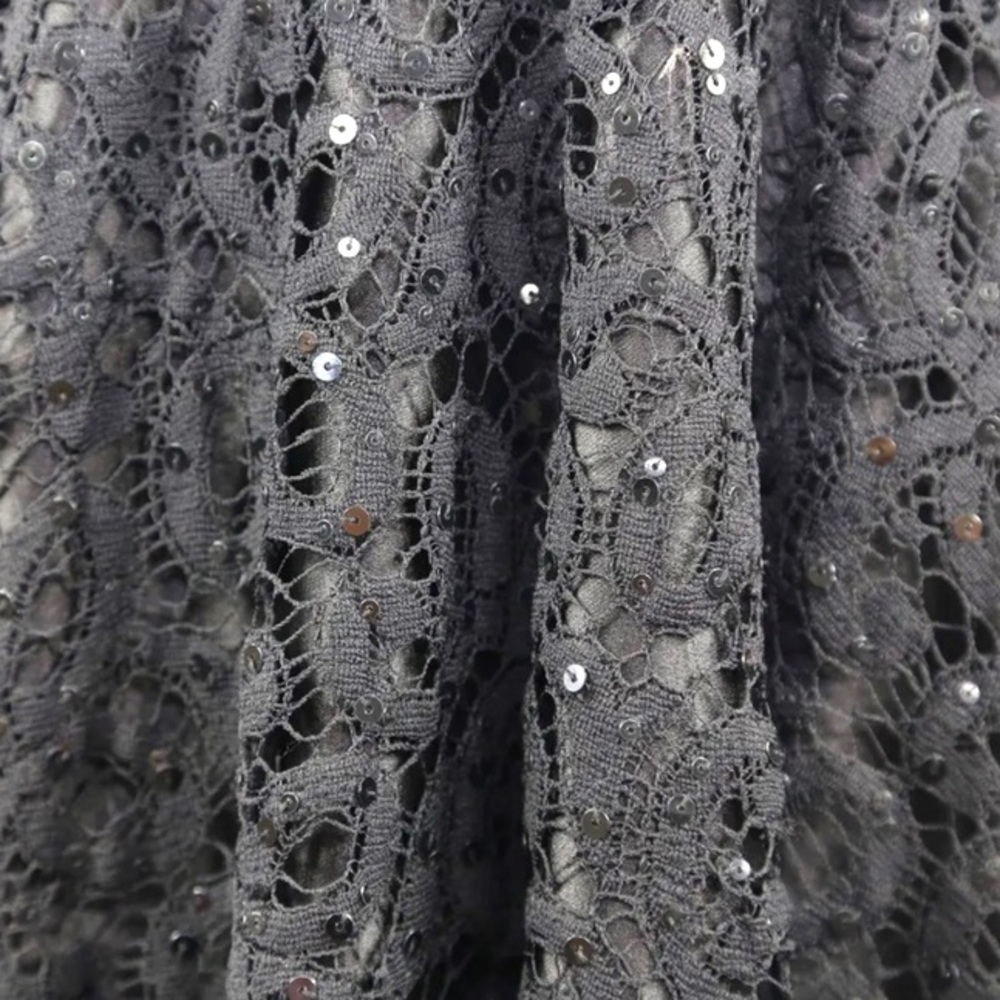 Marc Bouwer Black Beaded Bubble Cocktail Dress 6 - Picture 9 of 12